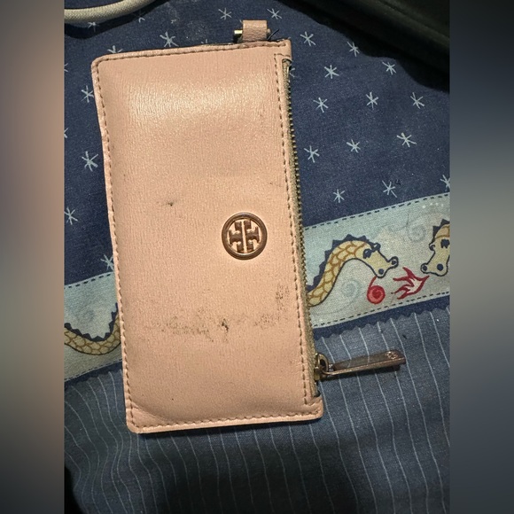 Tory Burch Pink Wristlet Wallet Card Holder Designer - Picture 2 of 4